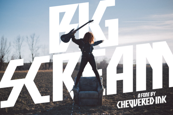 Big Scream: The Bold Display Font That Elevates Web Design
