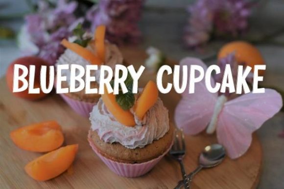 Blueberry Cupcake: A Bold Display Typeface for Editorial Design
