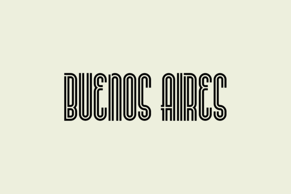 Buenos Aires: The Display Typeface That Stops the Scroll