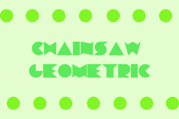 Chainsaw Geometric: The Bold Typeface for Scroll-Stopping Campaigns