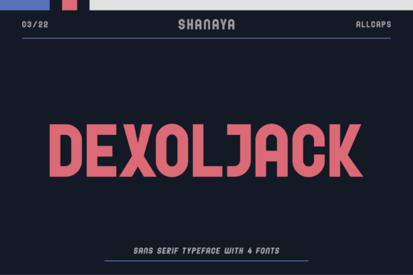 Dexoljack: The Bold Display Typeface for Polished Brand Identity