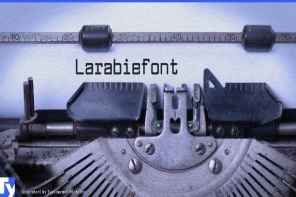 Discovering Larabie: A Typewriter-Inspired Font for Editorial Design