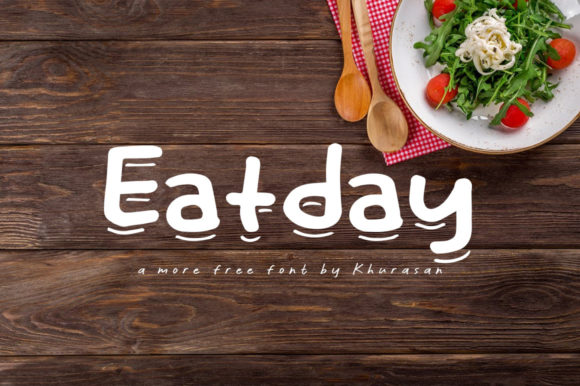 Eatday: The Display Font That Transforms Small Business Branding