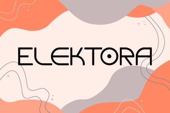 Elektora: A Modern Display Font for Bold Branding