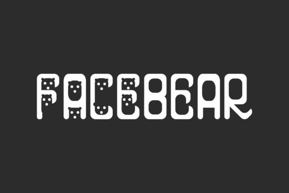 Facebear: A Rough-Edged Typeface for Bold Editorial Design