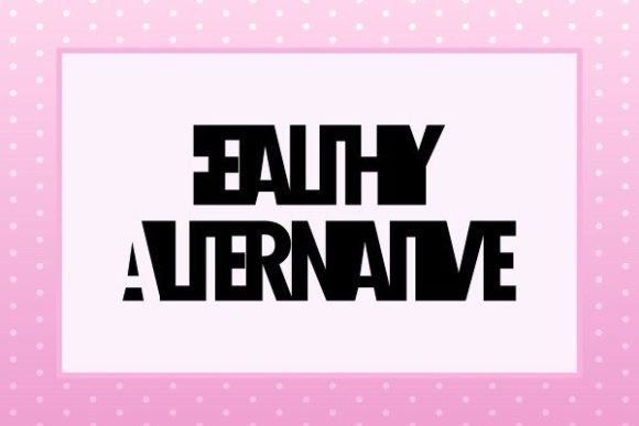 Healthy Alternative Font for Editorial Design
