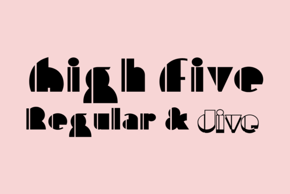 High Five: The Playful Typeface That Transforms Small Business Branding