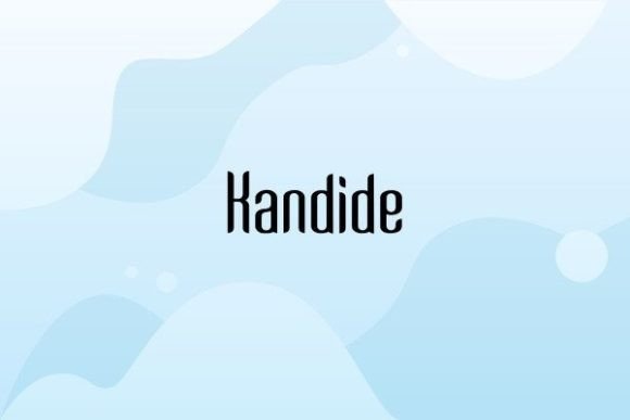 Kandide: A Warm Display Font for Editorial Design
