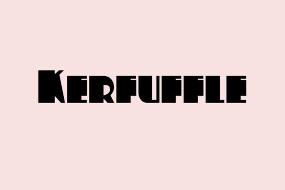 Kerfuffle: The Playful Display Typeface for Modern Web Design