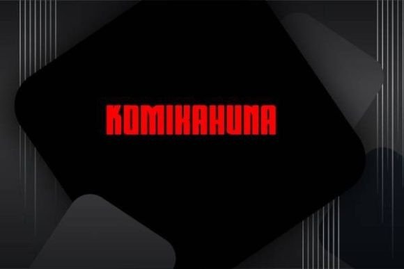 Komikahuna Font for Editorial Design and Branding