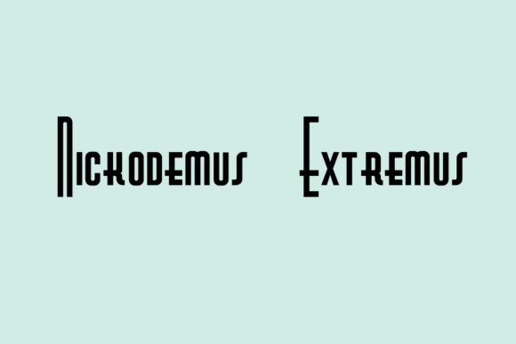Nickodemus Extremus: The Vertical Typeface That Elevates Handmade Brands