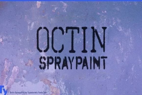 Octin Spraypaint Font Review for Bold Branding