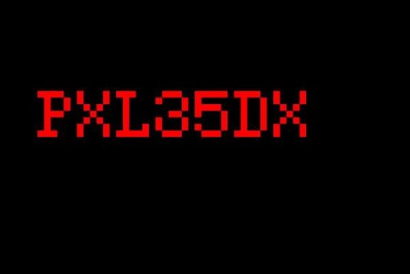 PXL35DX: The Pixelated Typeface That Elevates Campaign Visuals