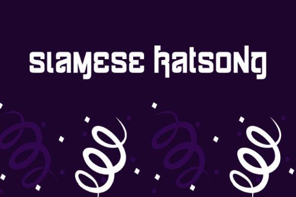 Siamese Katsong: A Cool Font for Professional Branding