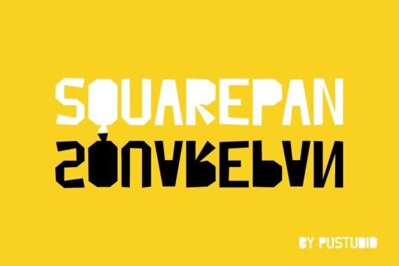 Squarepan: A Bold Display Font for Digital Creativity