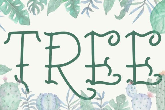 Tree: The Whimsical Display Font for Scroll-Stopping Branding